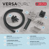 Detangling Hand Shower with 4-Setting Showerhead Bundle