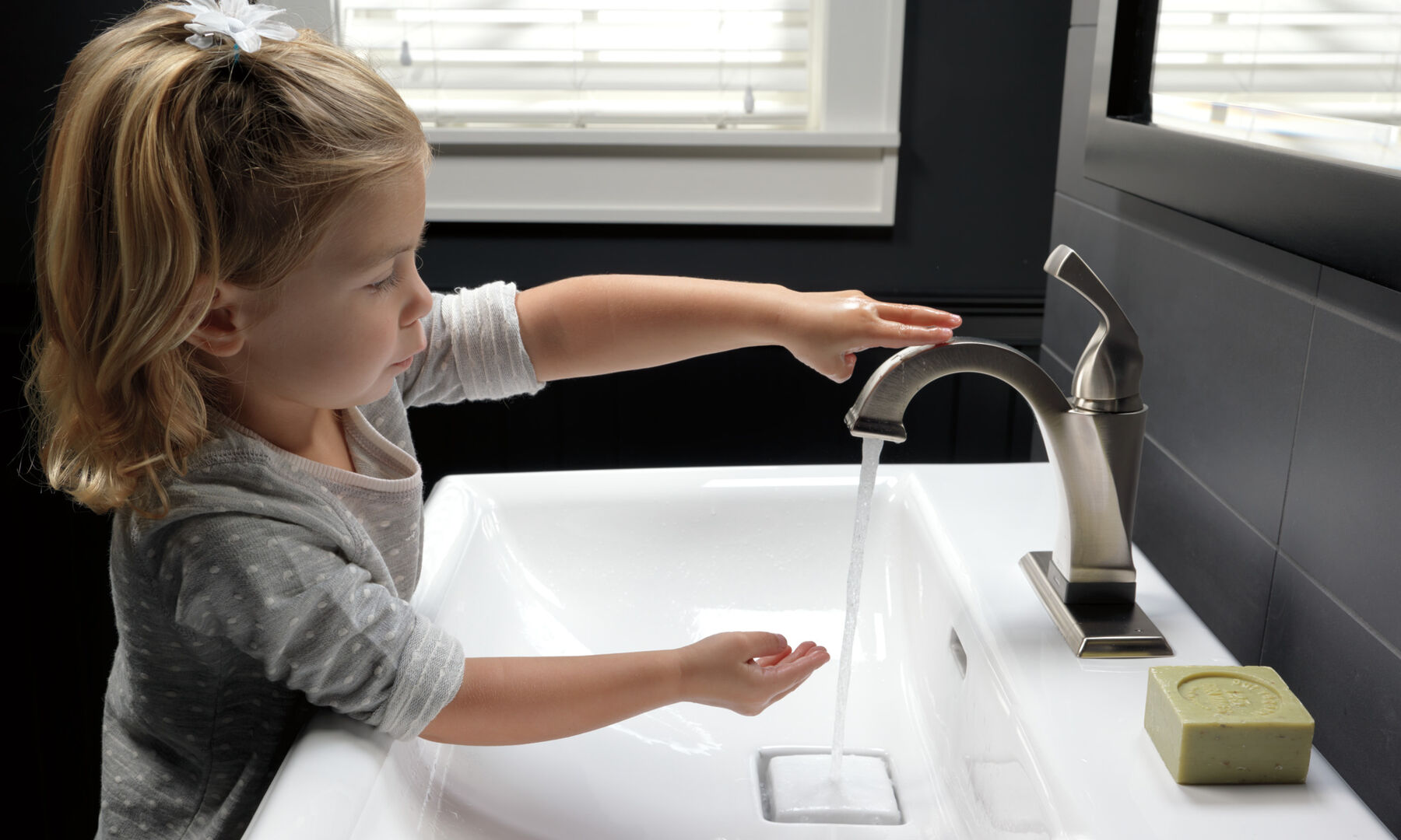 Touch2O&reg; Bathroom Faucet with Touchless Technology (Recertified)