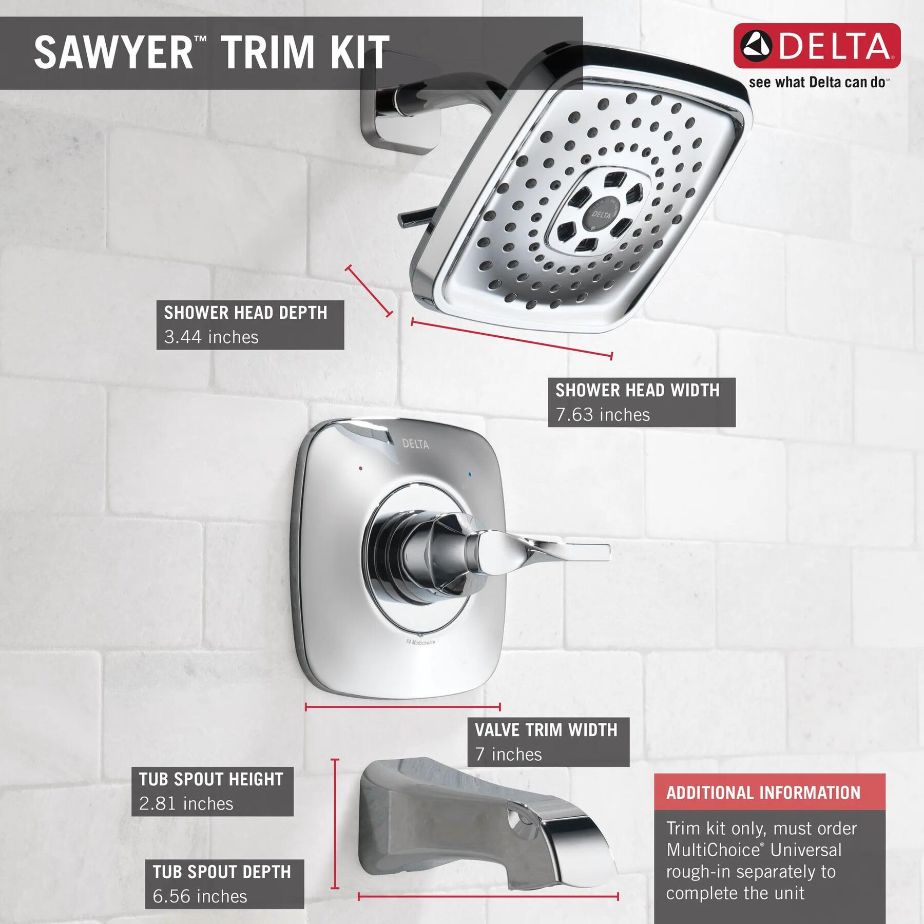 Monitor&reg; 14 Series Tub & Shower Trim