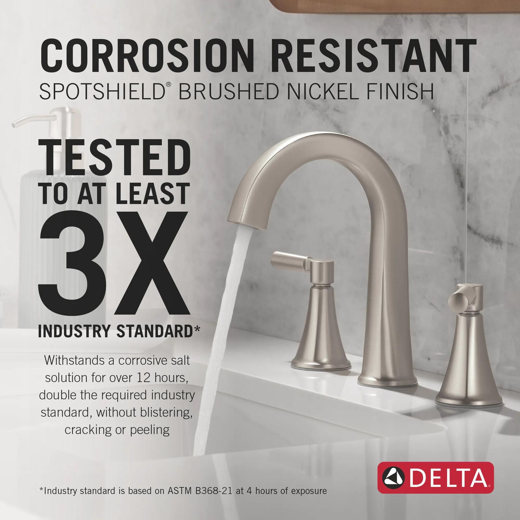 Widespread Lavatory Faucet with 14 Series Shower Trim and Rough Bundle