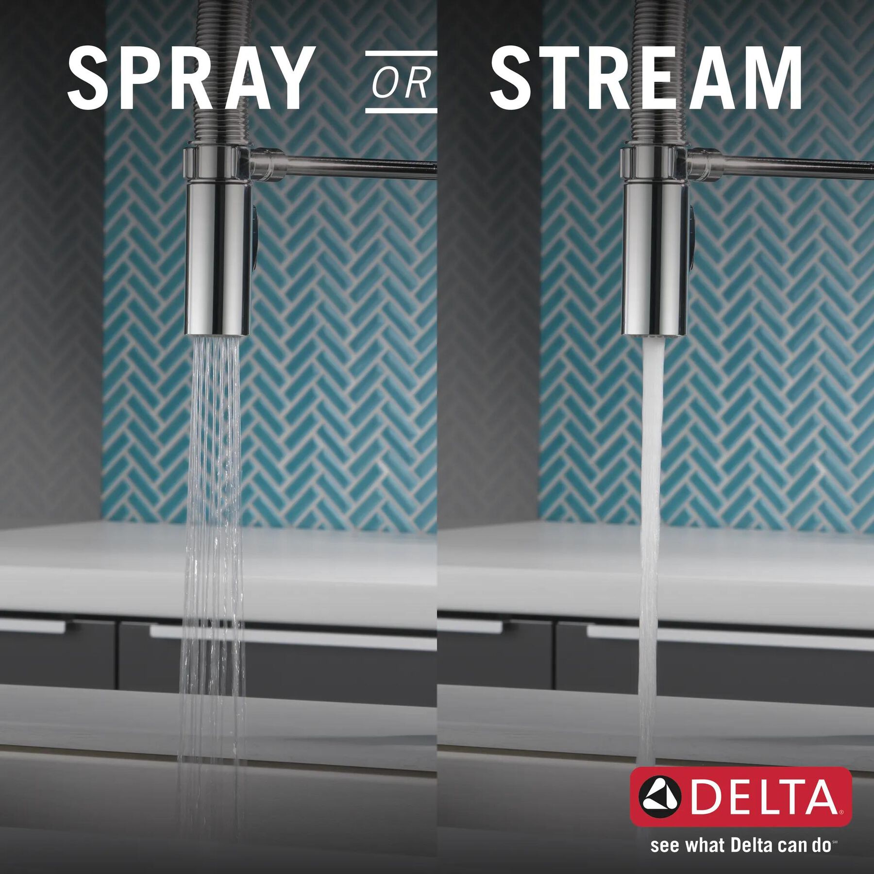 Single-Handle Pull-Down Spring Kitchen Faucet with Touch<sub>2</sub>O&reg; Technology (Recertified)
