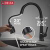 Single Handle Pull-Down Kitchen Faucet With ShieldSpray&reg;&nbsp;Technology in Matte Black