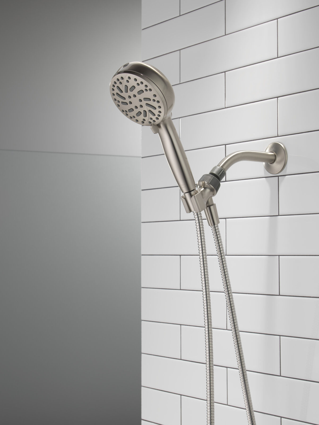 6-Setting Hand Shower with Cleaning Spray