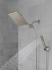 Monitor 14 Series Shower Trim with 10-Inch Raincan Combination Showerhead Bundle