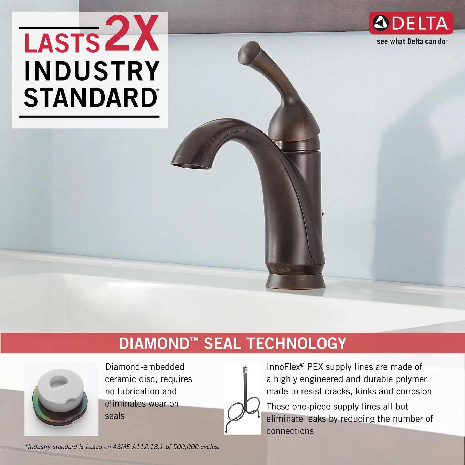 Single-Hole Bathroom Faucet (Recertified)