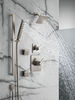 H<sub>2</sub>Okinetic&reg; Single-Setting Slide Bar Hand Shower