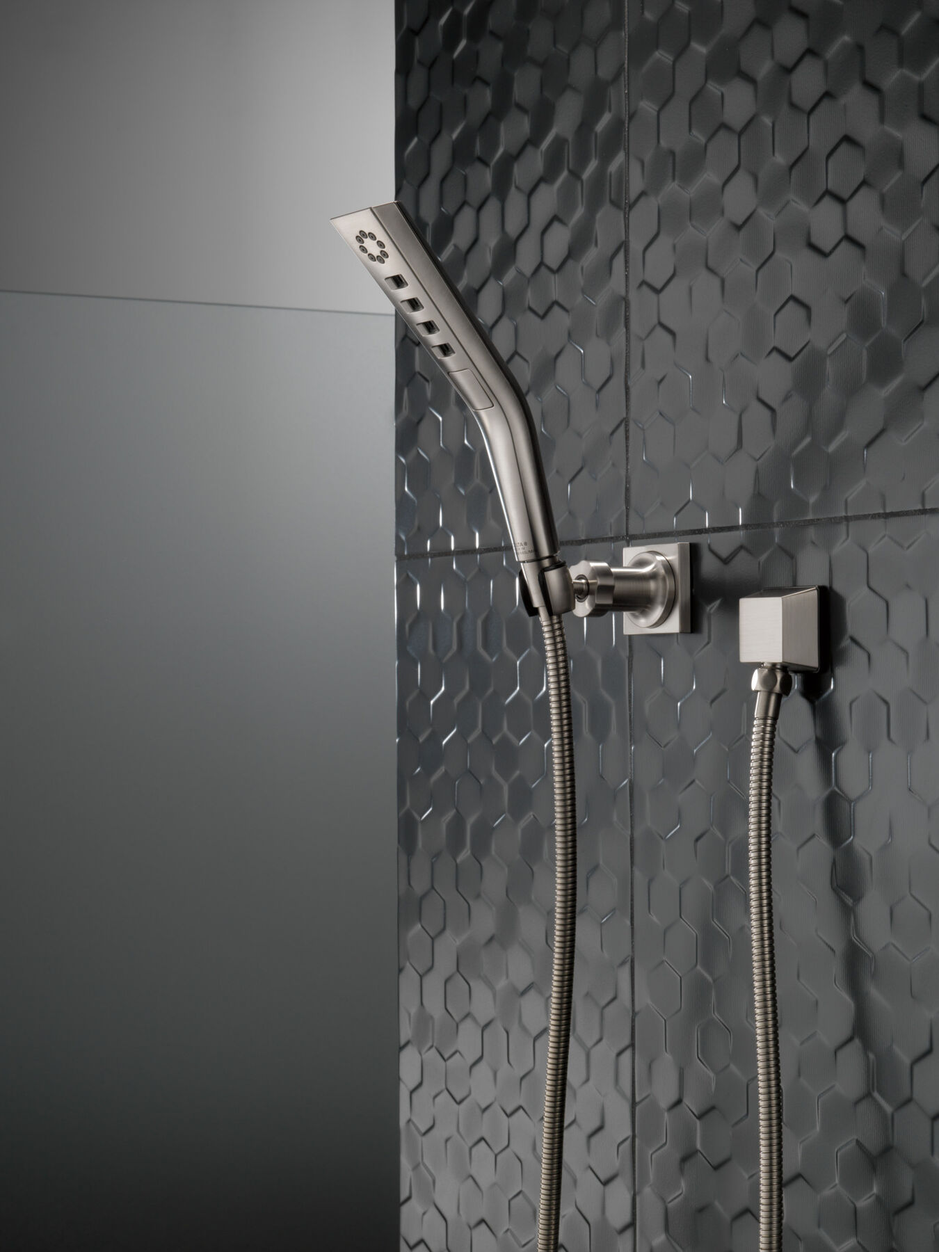 H<sub>2</sub>Okinetic&reg; 3-Setting Wall Mount Hand Shower