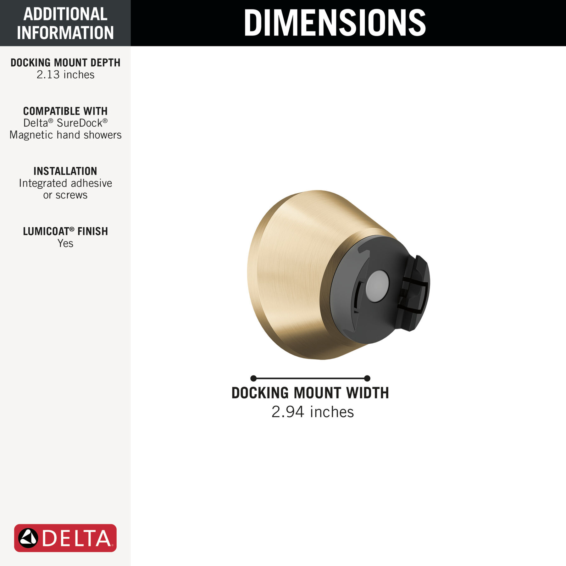 SureDock&trade; Magnetic Docking Mount