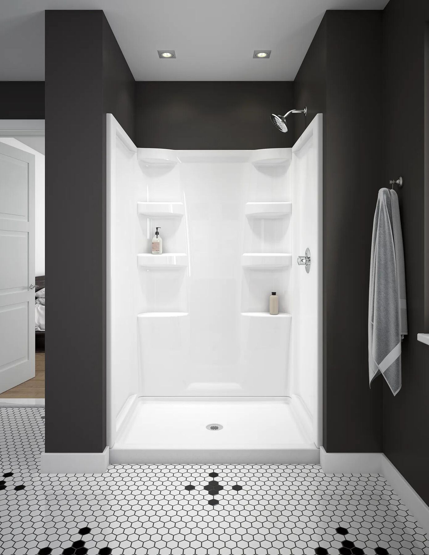 ProCrylic&trade; 48" x 34" Shower Base