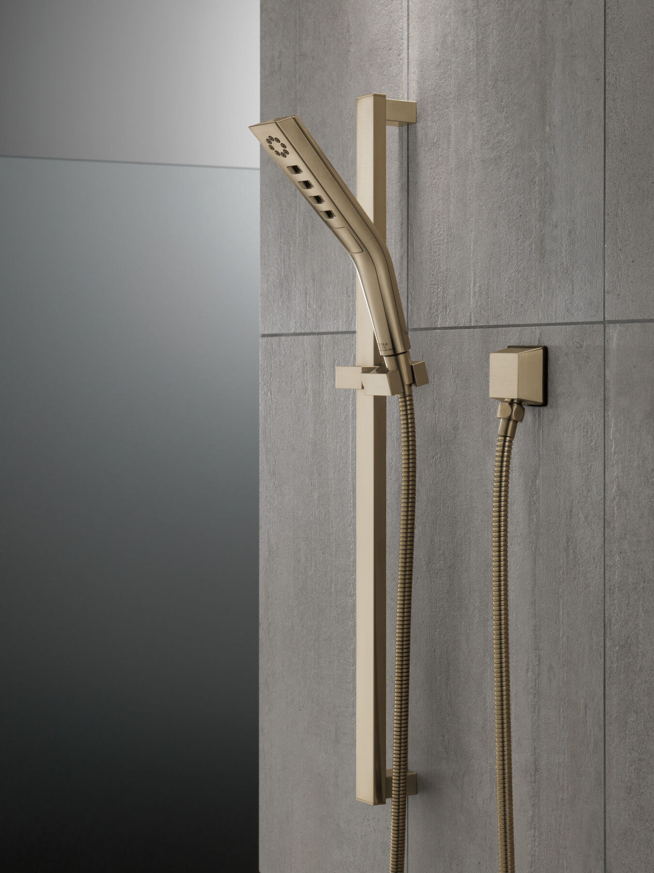 H<sub>2</sub>Okinetic&reg; 3-Setting Slide Bar Hand Shower