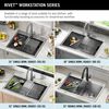 25&rdquo; Workstation Kitchen Sink&nbsp;Drop-In Top Mount&nbsp;16 Gauge&nbsp;Stainless Steel Single Bowl with&nbsp;WorkFlow&trade; Ledge&nbsp;and Accessories