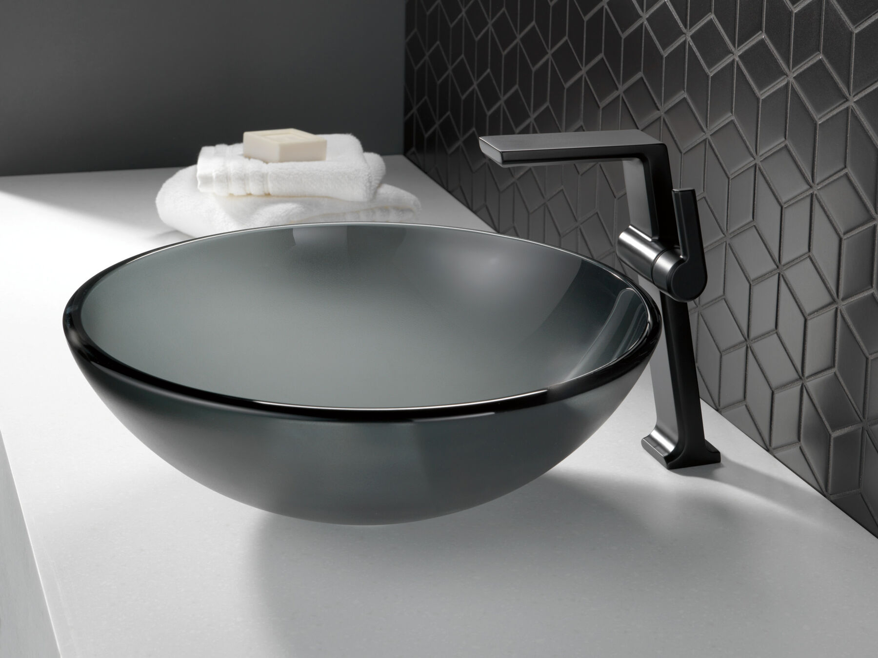 Single Handle Vessel Bathroom Faucet