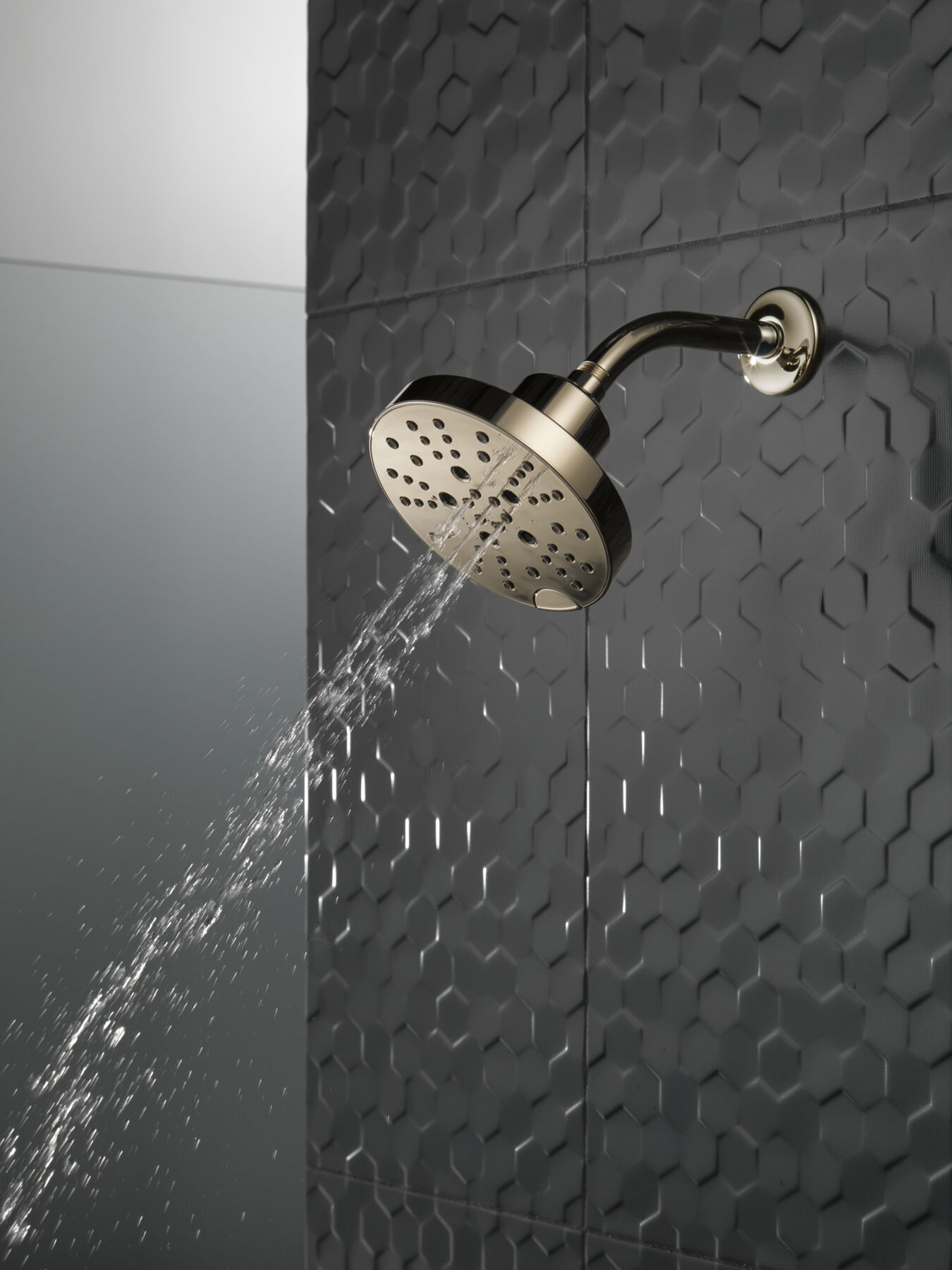H<sub>2</sub>Okinetic&reg; 5-Setting Contemporary Raincan Shower Head