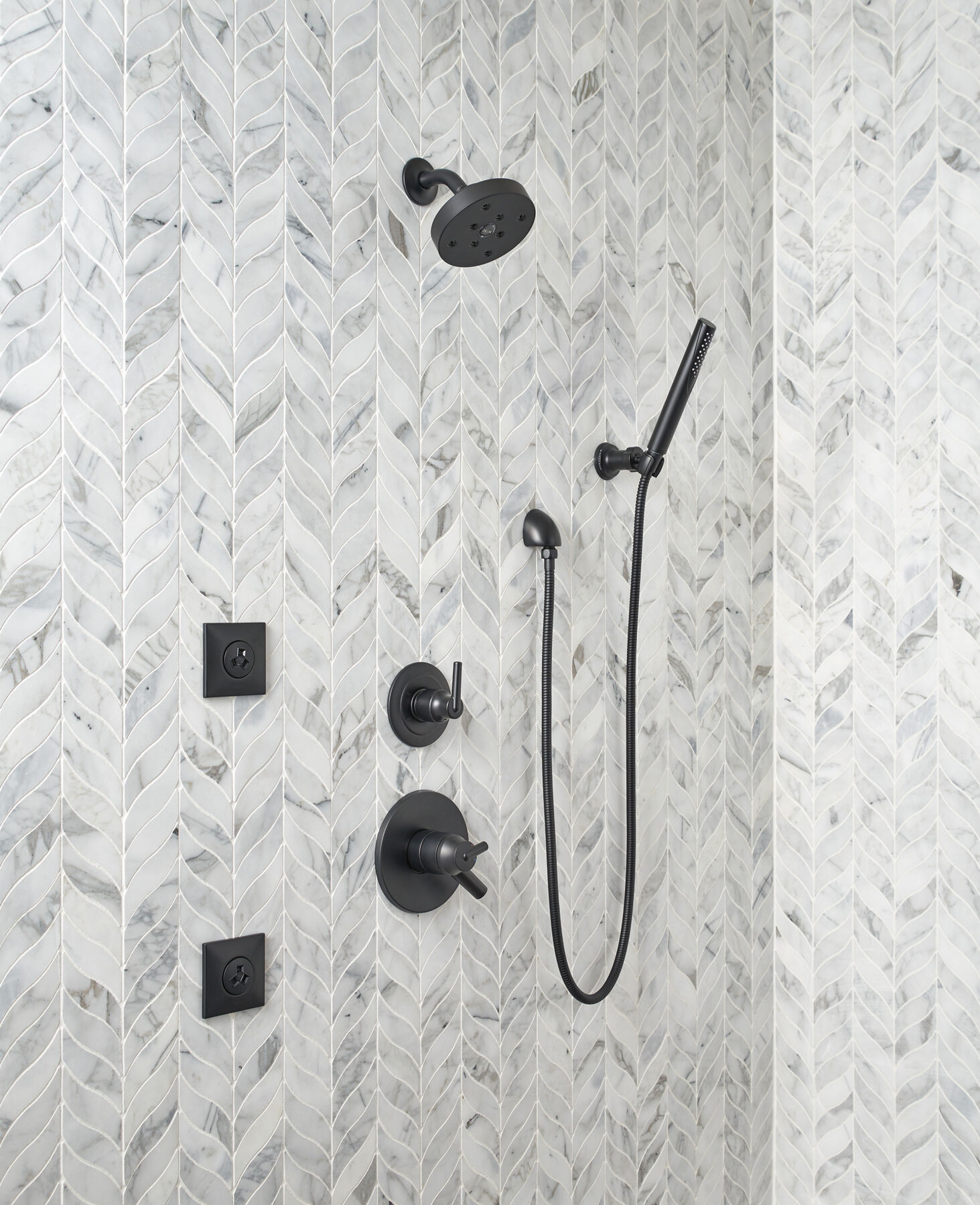 Premium Single-Setting Adjustable Wall Mount Hand Shower