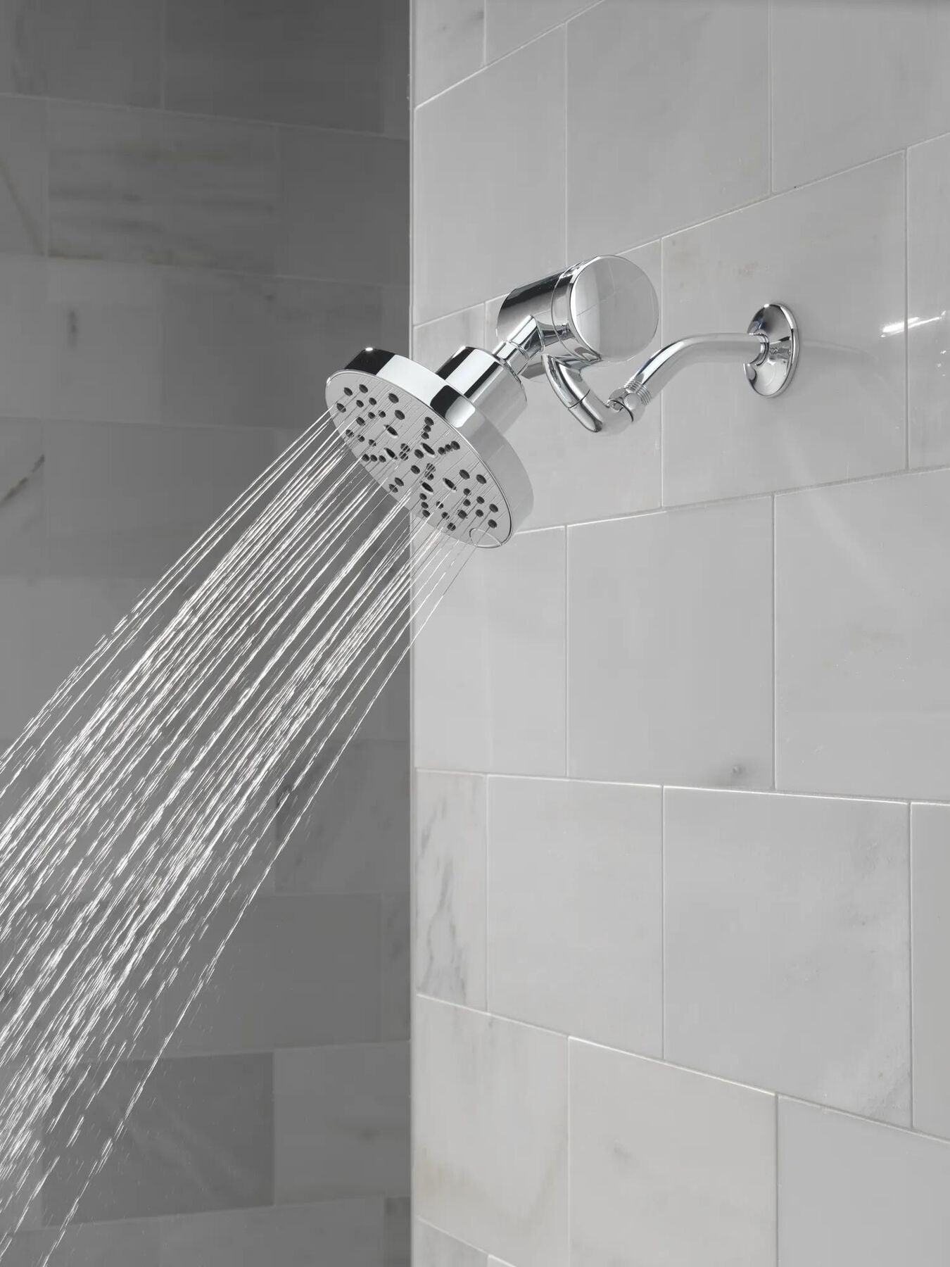 H<sub>2</sub>Okinetic&reg; 5-Setting Contemporary Raincan Shower Head