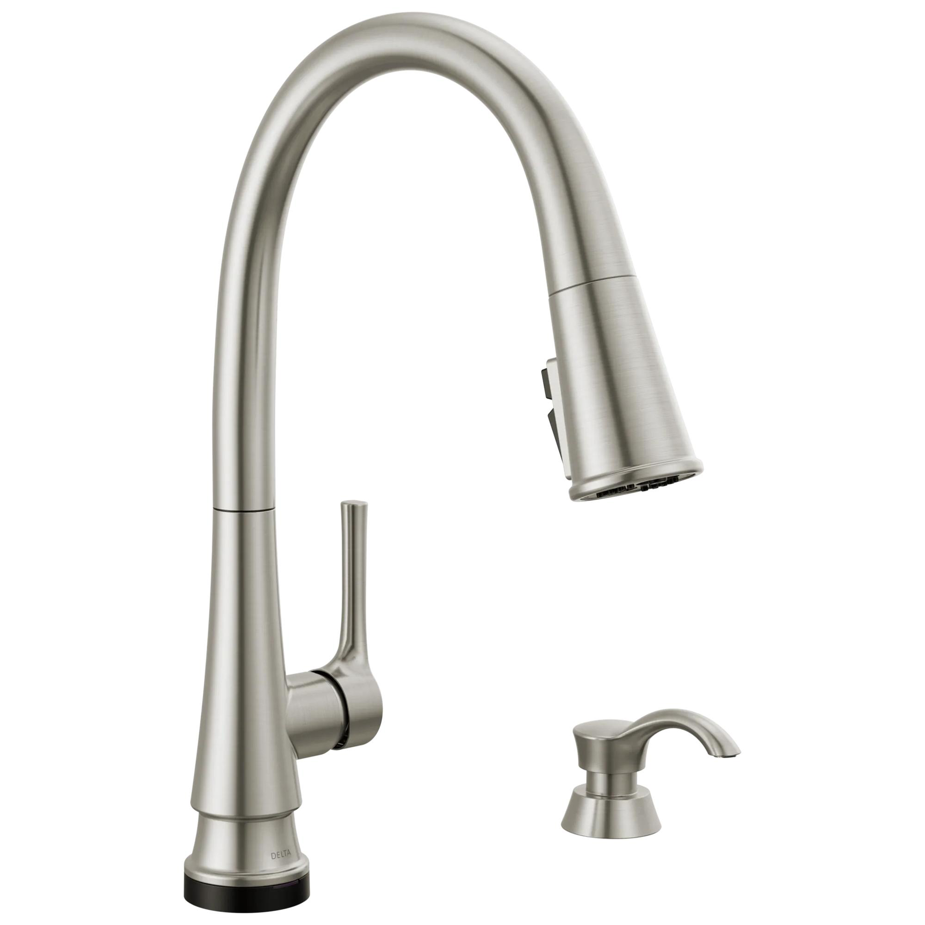 Single Handle Pull-Down Kitchen Faucet with Touch<sub>2</sub>O&reg; Technologyand Soap Dispenser (Recertified)