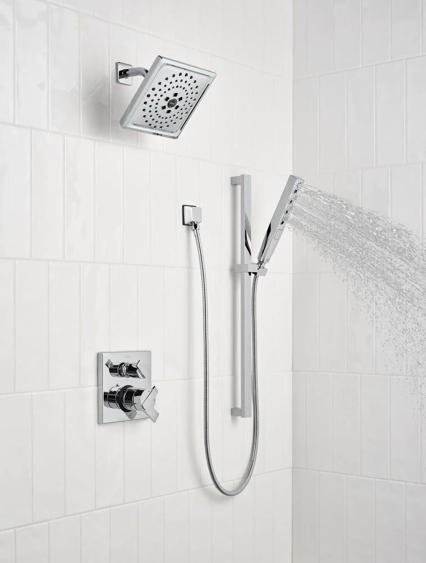 H<sub>2</sub>Okinetic&reg; 3-Setting Raincan Shower Head