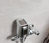 Electronic Exposed Urinal Flush Valve with Mechanical Manual Override - Solar Operated