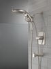 HydroRain&reg; H<sub>2</sub>Okinetic&reg; 5-Setting Two-in-One Shower Head