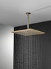 Single-Setting Metal Raincan Shower Head
