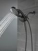 HydroRain&reg; 4-Setting Two-in-One Shower Head (Recertified)
