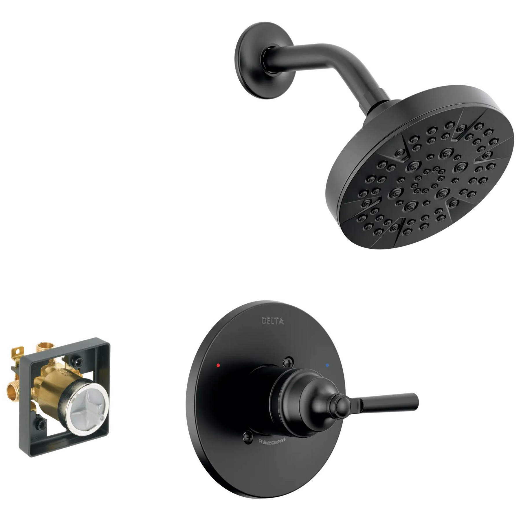 Shower Trim with High-Flow Rough Bundle - 14 Series