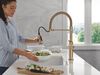Single Handle Pull-Down Spring Kitchen Faucet (Recertified)