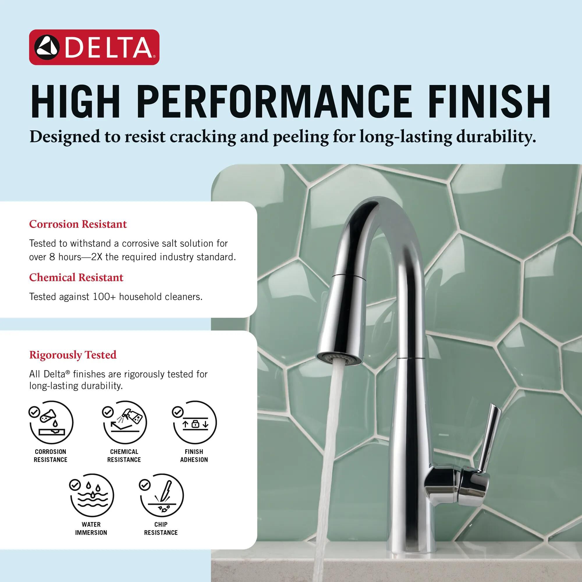Single Handle Pull-Down Bar / Prep Faucet in Chrome 9913-DST