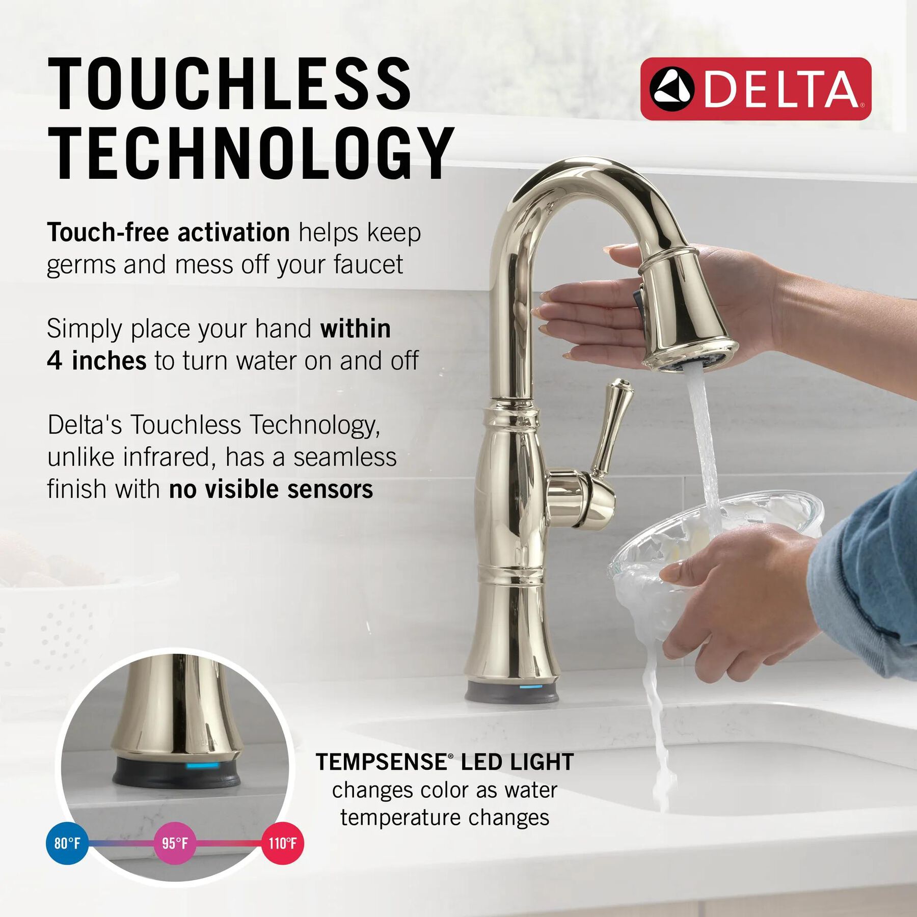 Touch2O&reg; Bar / Prep Faucet with Touchless Technology