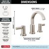 Two Handle Widespread Bathroom Faucet (Recertified)
