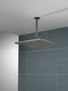 Single-Setting Metal Raincan Shower Head