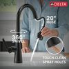 Single Handle Pull-Down Kitchen Faucet with Touch<sub>2</sub>O&reg; and ShieldSpray&reg; Technologies