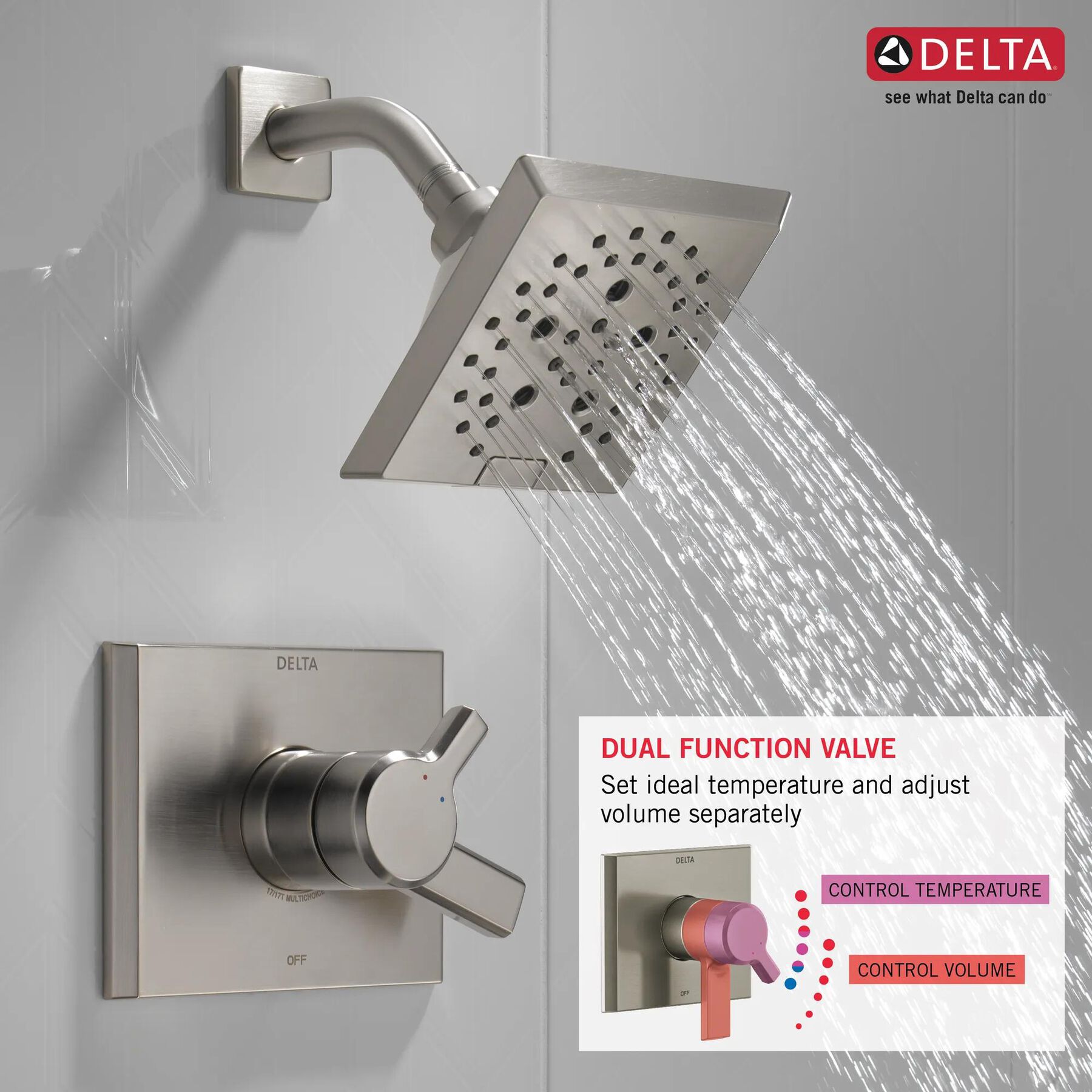Monitor&reg; 17 Series H<sub>2</sub>Okinetic&reg; Shower Trim
