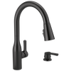 Single Handle Pull-Down Kitchen Faucet with Soap Dispenser and ShieldSpray&reg; Technology (Recertified)