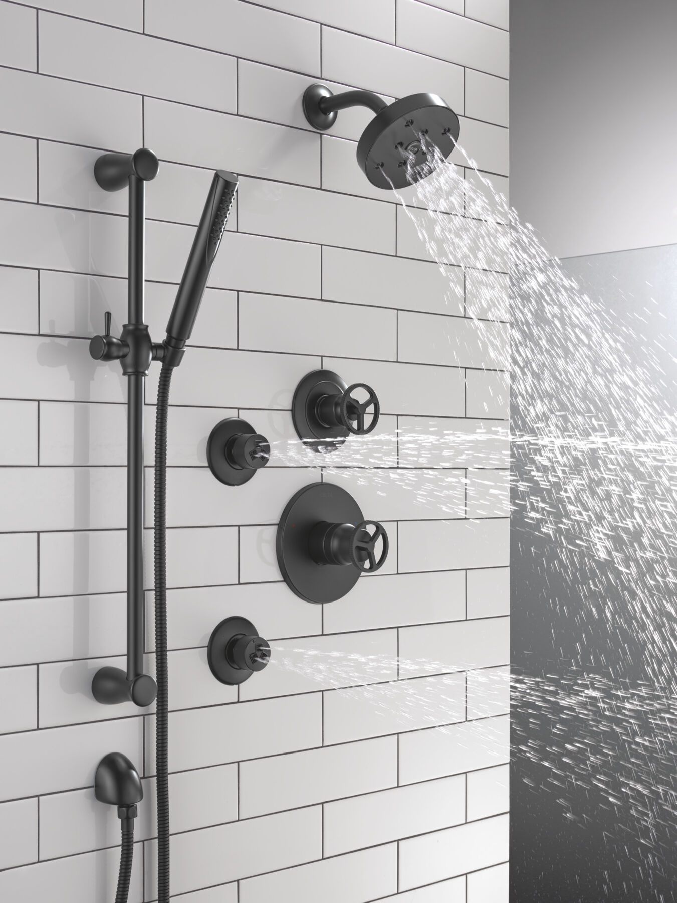 Premium Single-Setting Slide Bar Hand Shower