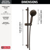 7-Setting Cleaning Slide Bar Shower 1.75 (Recertified)