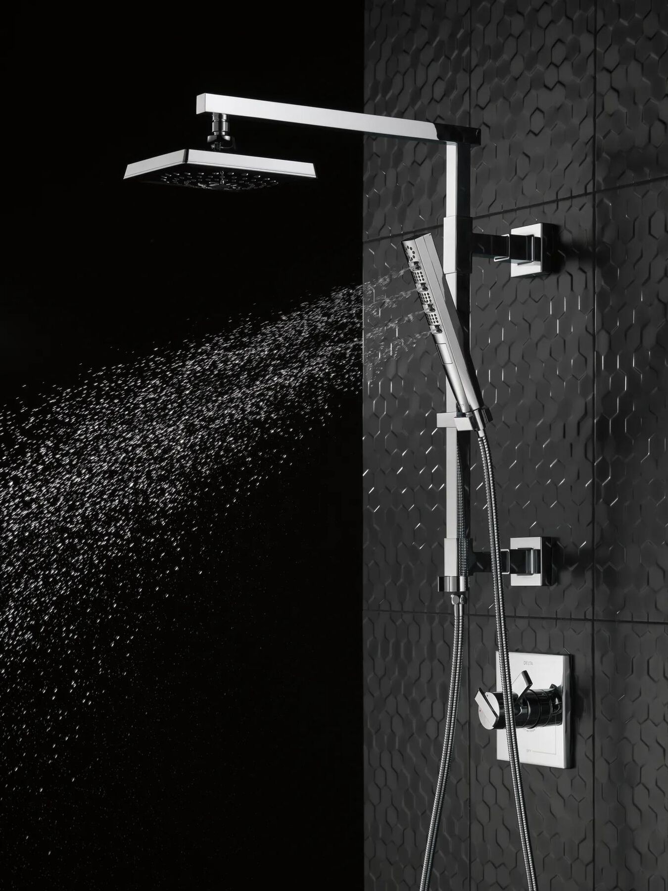 H<sub>2</sub>Okinetic&reg; 3-Setting Raincan Shower Head