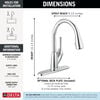 Single Handle Pull-Down Kitchen Faucet
