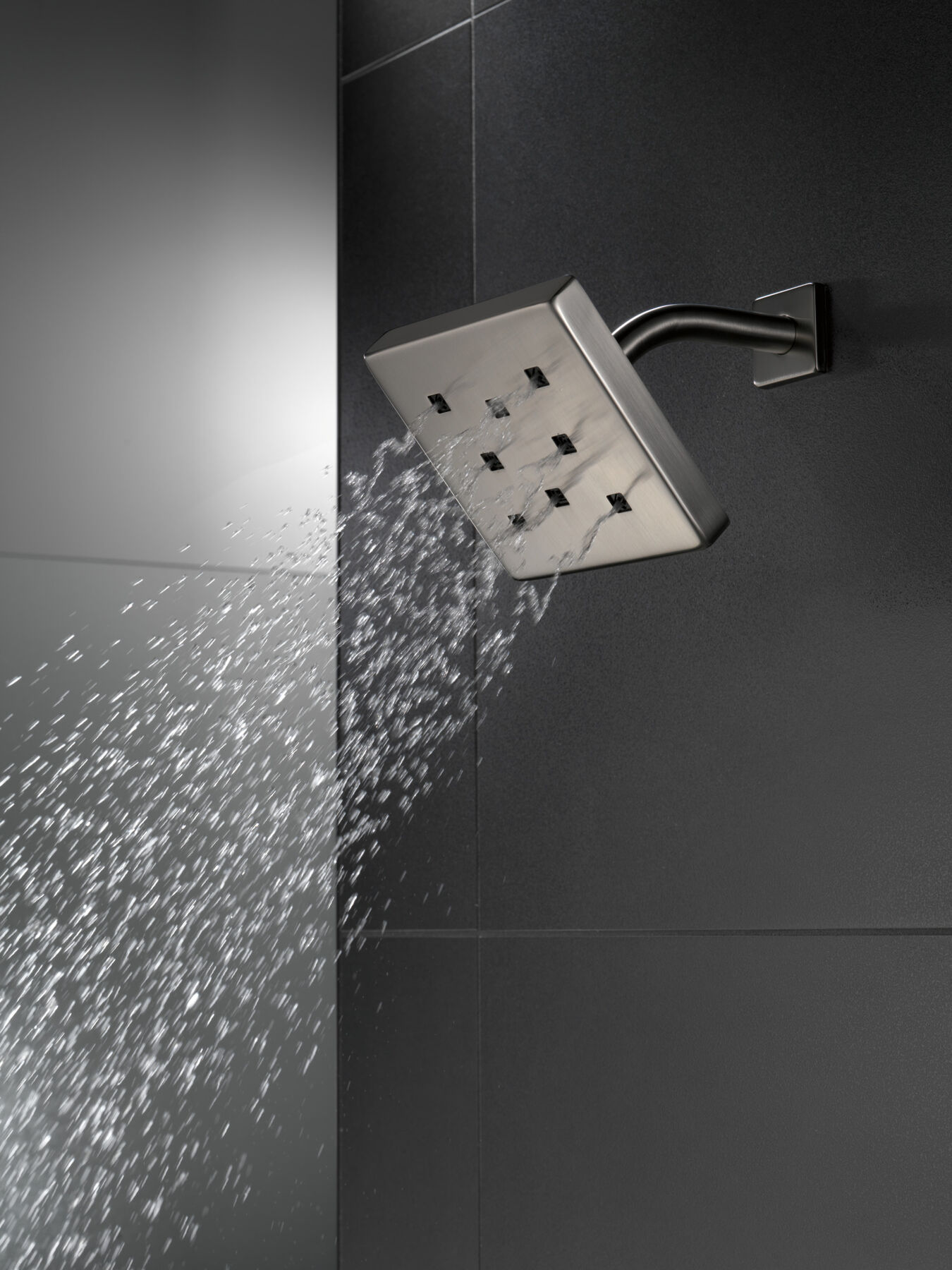 H2Okinetic&reg; Single-Setting Metal Raincan Shower Head