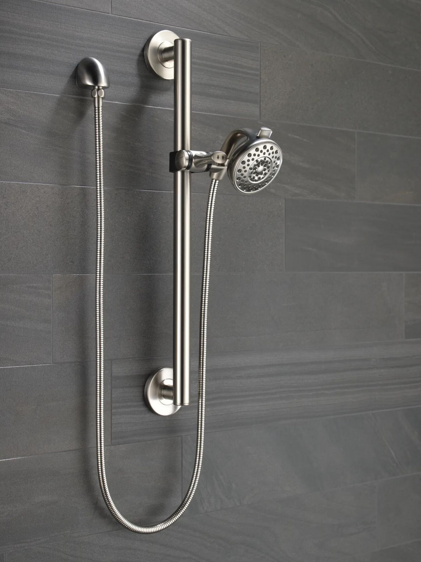 Palm&reg; Hand Shower with Contemporary Slide Bar / Grab Bar