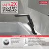 Single Handle Mid-Height Vessel Bathroom Faucet