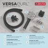 Detangling Hand Shower with 4-Setting Showerhead Bundle