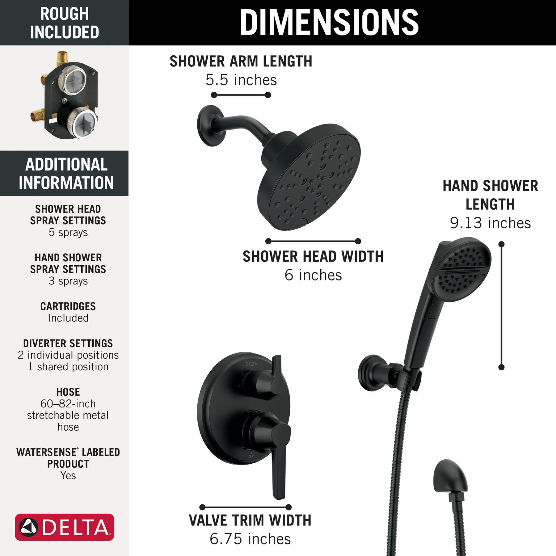 Galeon 3-Setting Custom Shower Bundle - 14 Series