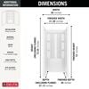 36x36 Alcove Shower Base and Wall Set Bundle