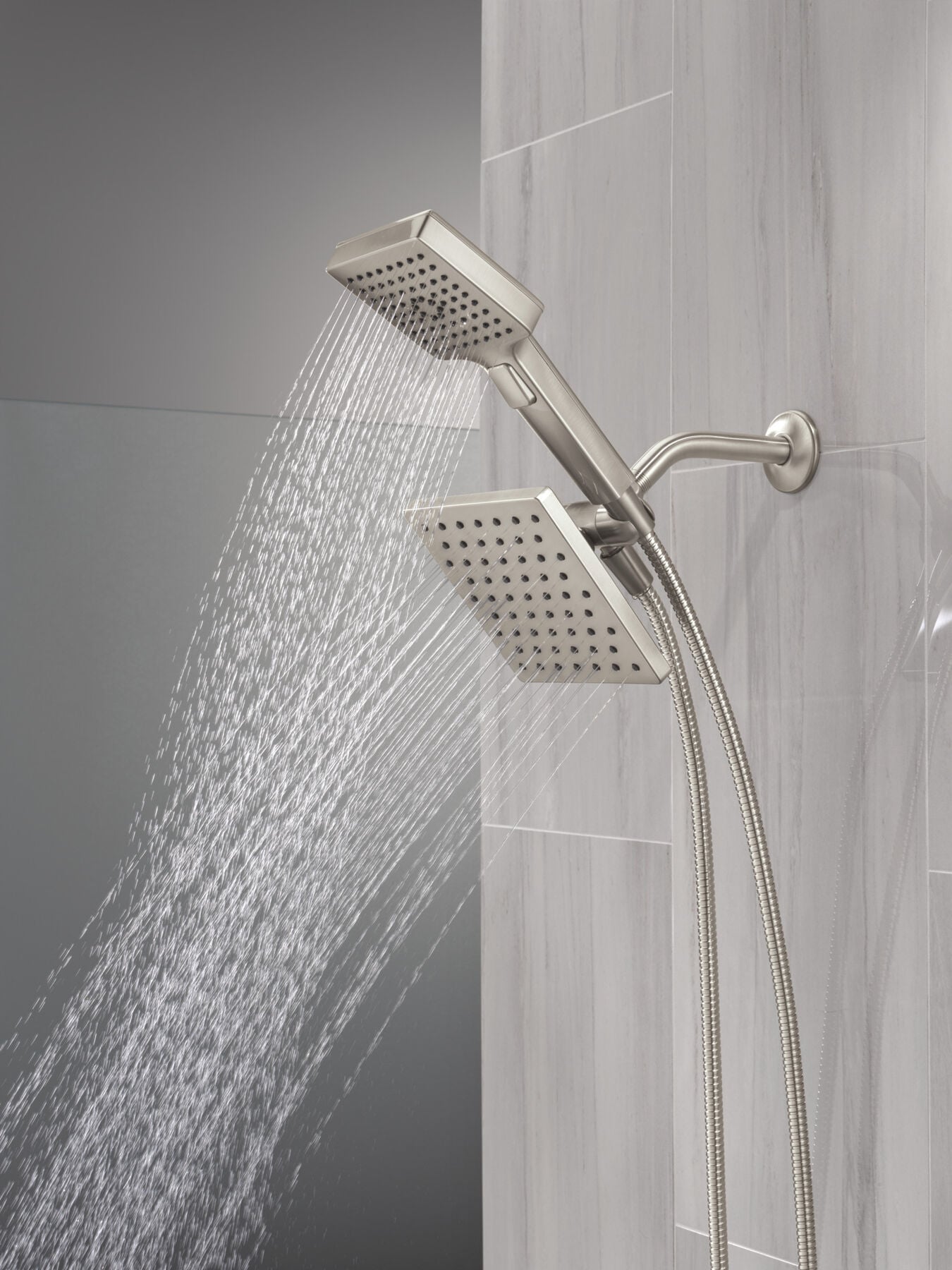 5-Setting Two-in-One Combination Shower with Additional Mount