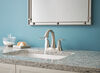 Two Handle Centerset Bathroom Faucet (Recertified)