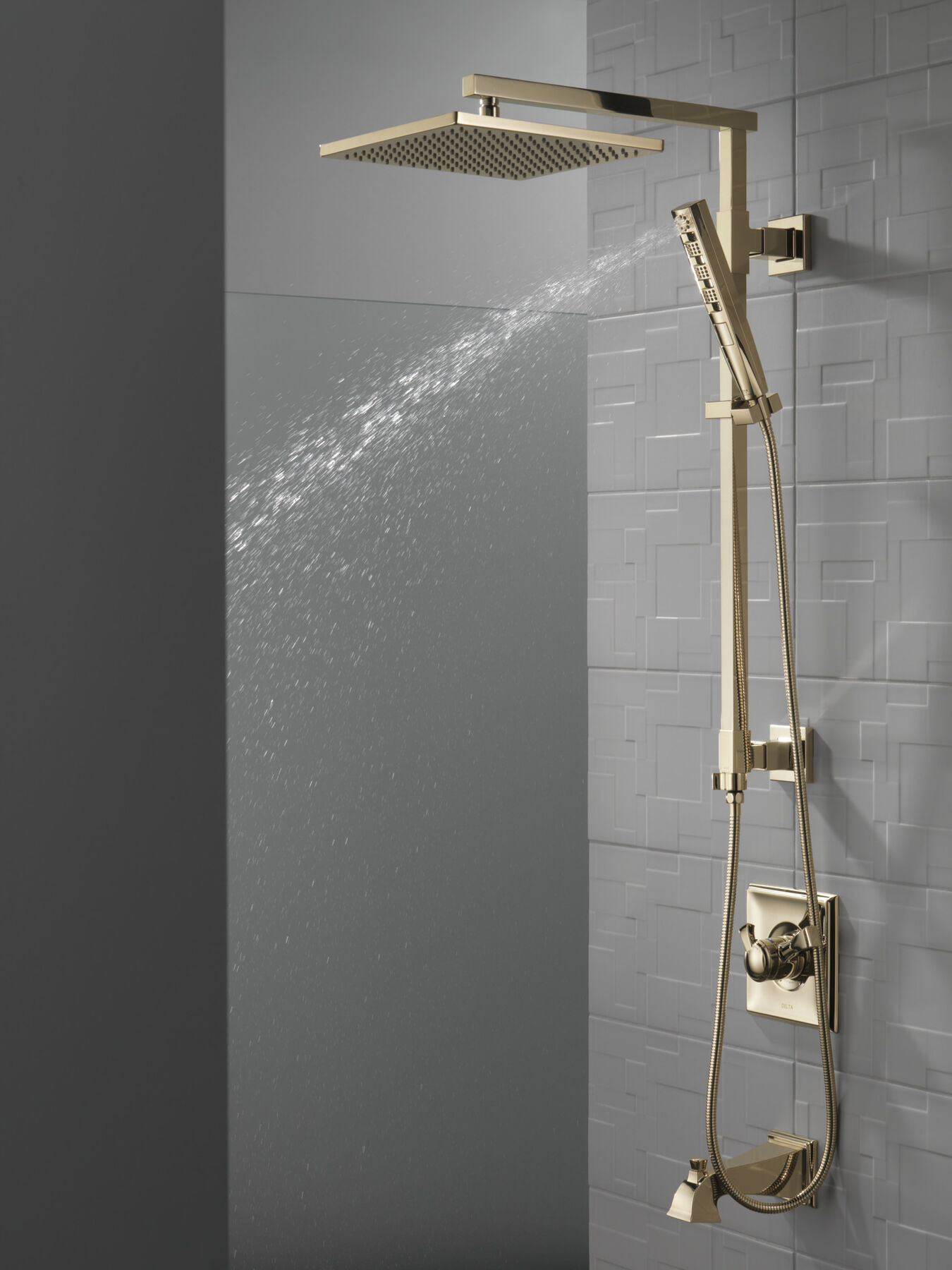 Single-Setting Metal Raincan Shower Head