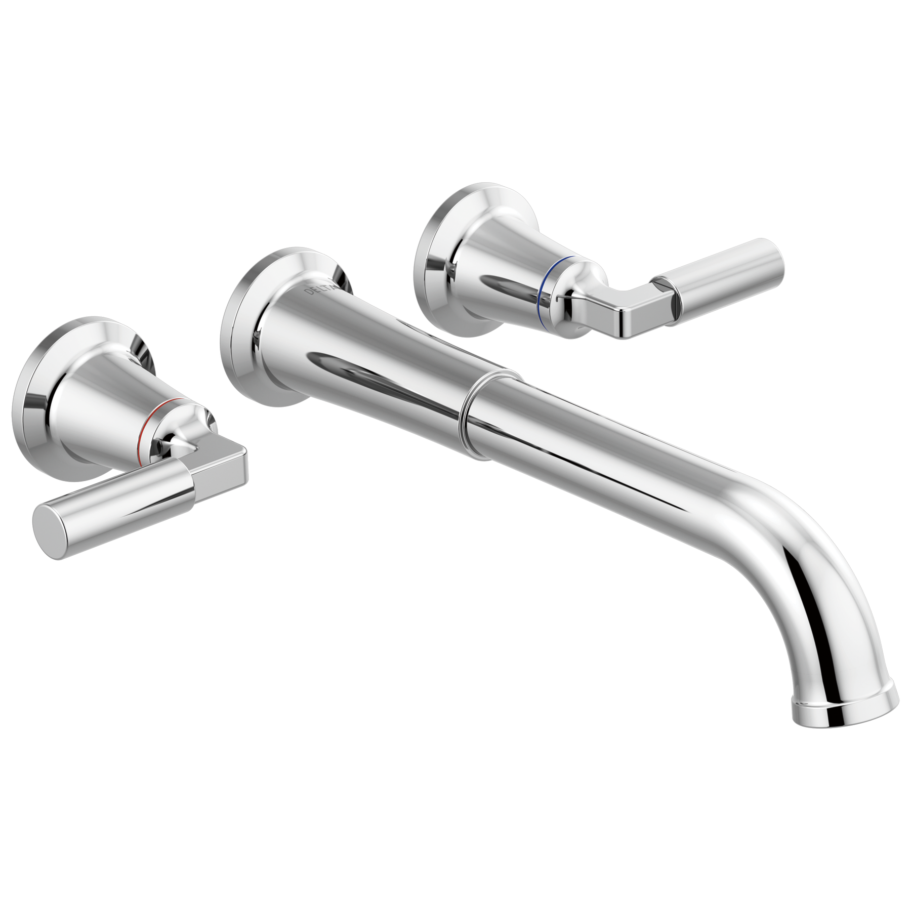 Two Handle Wall Mount Tub Filler Trim