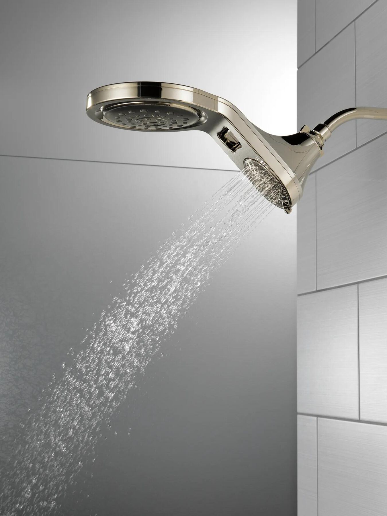 HydroRain&reg; 5-Setting Two-in-One Shower Head