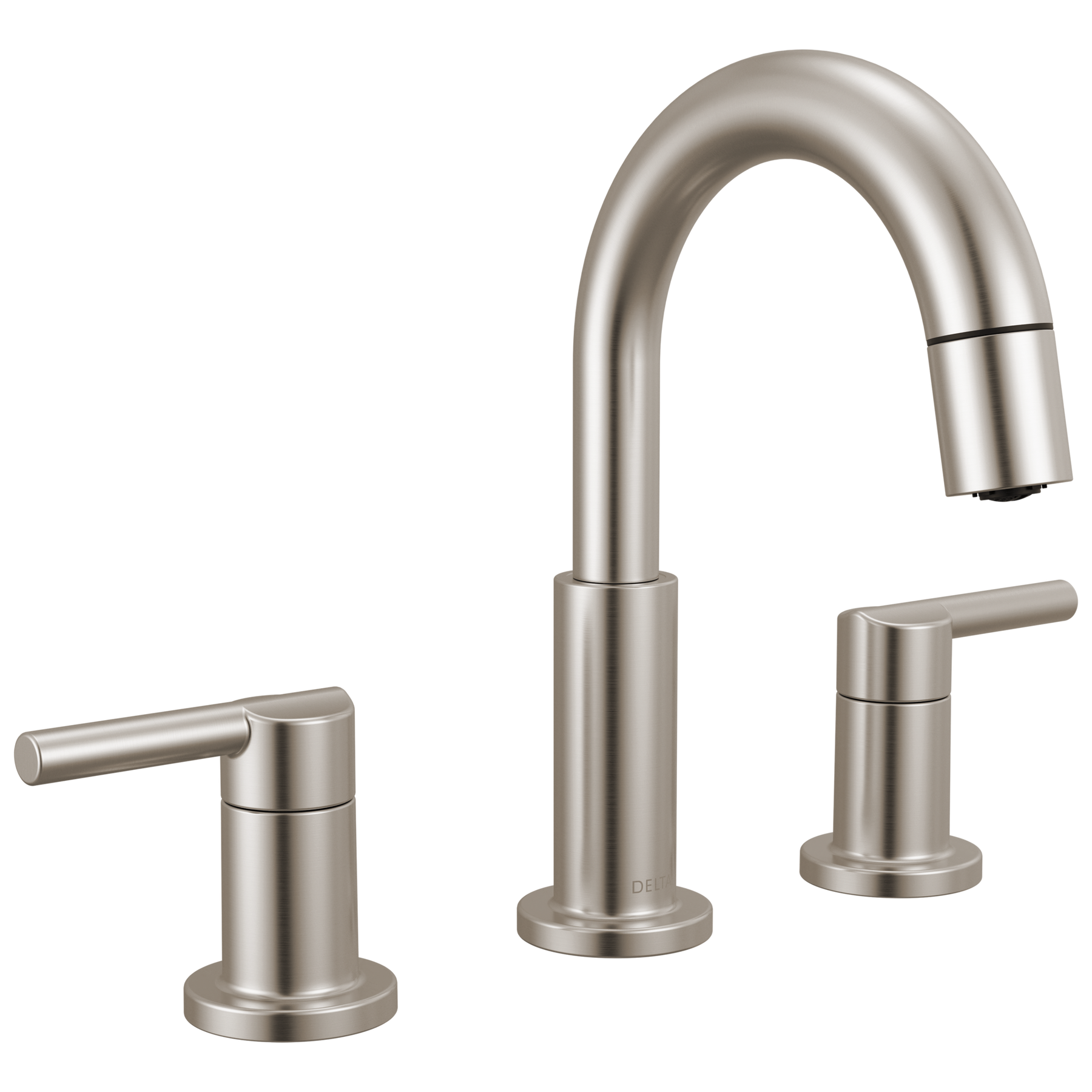 Two Handle Widespread Pull-Down Bathroom Faucet